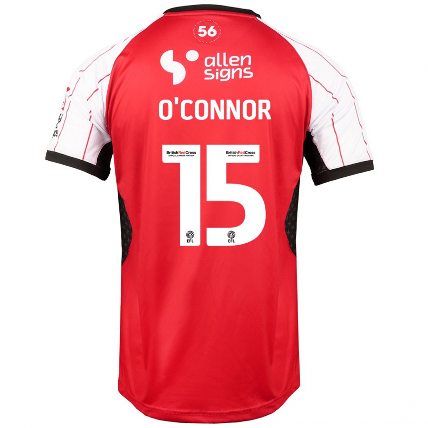 Kinder Paudie O'connor #15 Weiß Heimtrikot Trikot 2024/25 T-Shirt Österreich