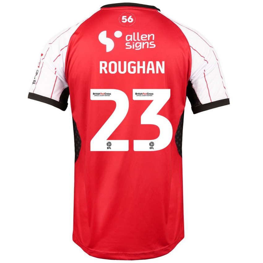 Kinder Sean Roughan #23 Weiß Heimtrikot Trikot 2024/25 T-Shirt Österreich