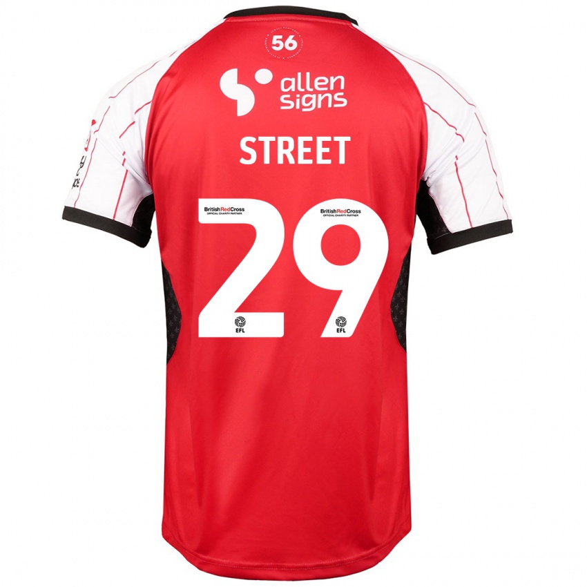 Kinder Robert Street #29 Weiß Heimtrikot Trikot 2024/25 T-Shirt Österreich