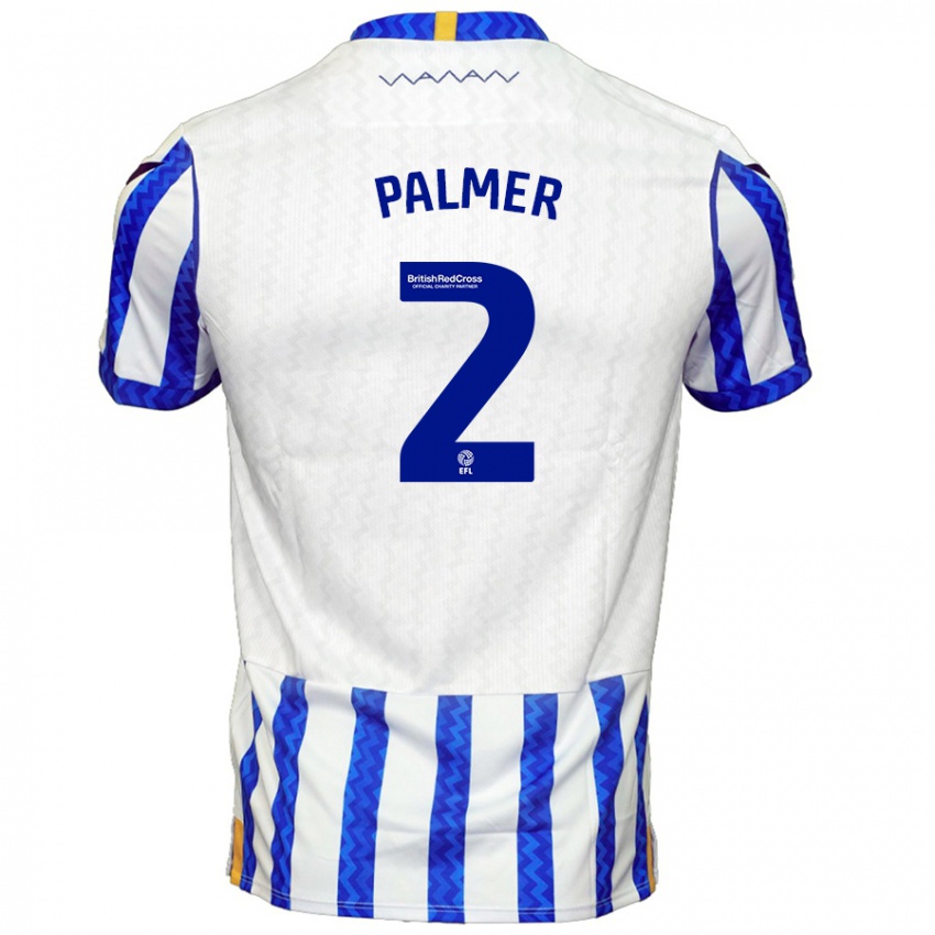 Kinder Liam Palmer #2 Blau Weiß Heimtrikot Trikot 2024/25 T-Shirt Österreich