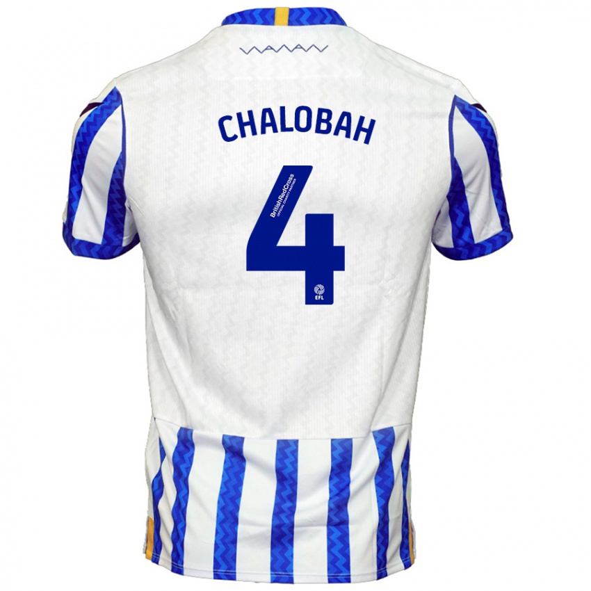 Kinder Nathaniel Chalobah #4 Blau Weiß Heimtrikot Trikot 2024/25 T-Shirt Österreich