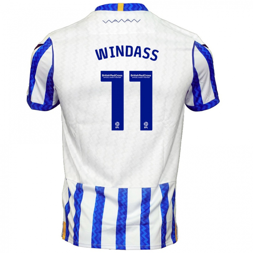 Kinder Josh Windass #11 Blau Weiß Heimtrikot Trikot 2024/25 T-Shirt Österreich