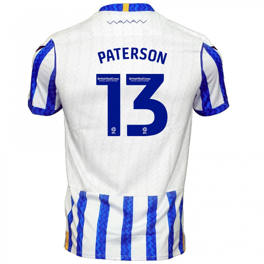 Kinder Callum Paterson #13 Blau Weiß Heimtrikot Trikot 2024/25 T-Shirt Österreich