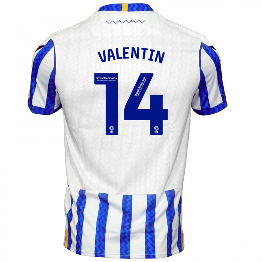 Kinder Pol Valentín #14 Blau Weiß Heimtrikot Trikot 2024/25 T-Shirt Österreich