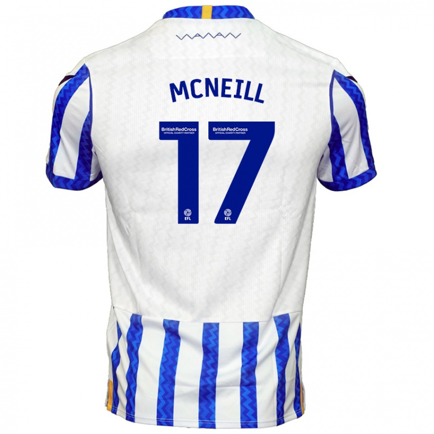 Kinder Charlie Mcneill #17 Blau Weiß Heimtrikot Trikot 2024/25 T-Shirt Österreich