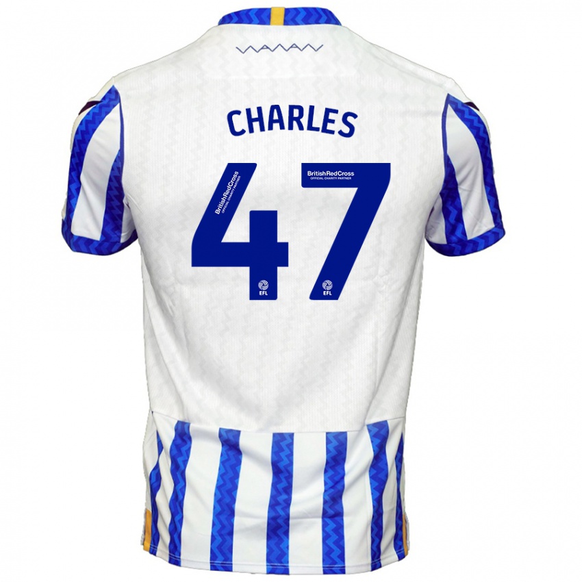 Kinder Pierce Charles #47 Blau Weiß Heimtrikot Trikot 2024/25 T-Shirt Österreich