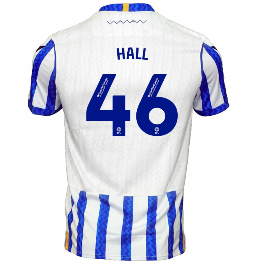 Kinder Jack Hall #46 Blau Weiß Heimtrikot Trikot 2024/25 T-Shirt Österreich