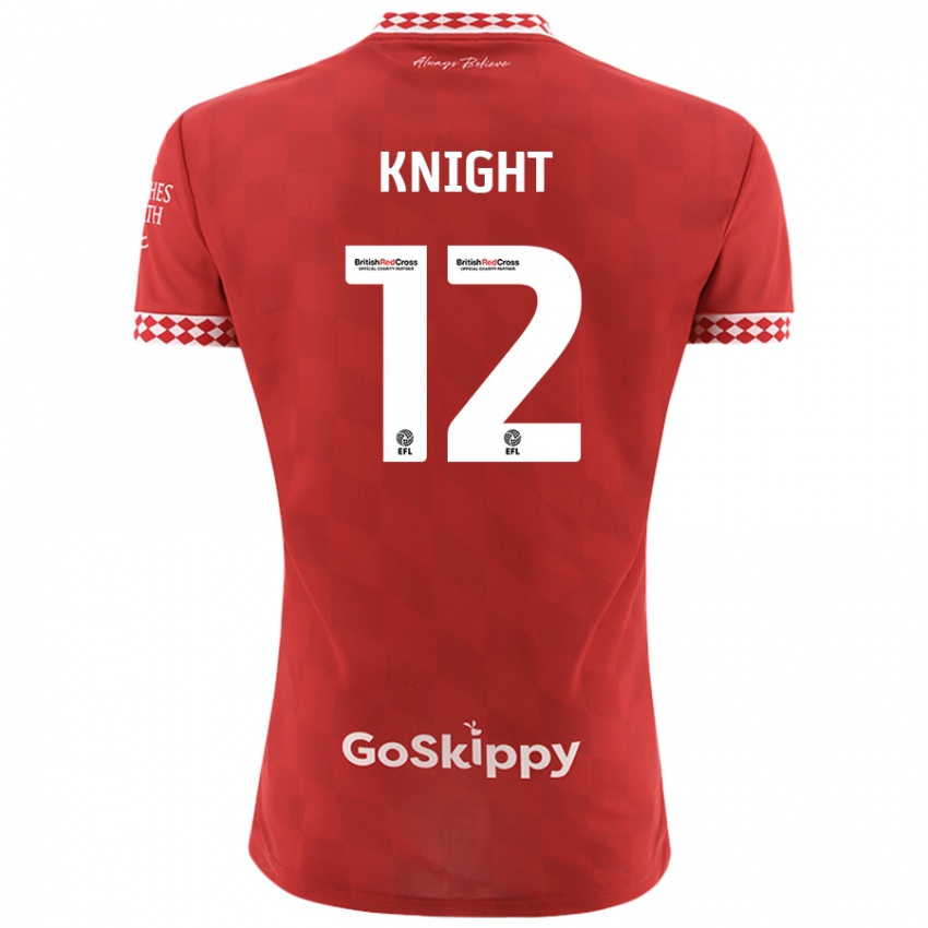 Kinder Jason Knight #12 Rot Heimtrikot Trikot 2024/25 T-Shirt Österreich