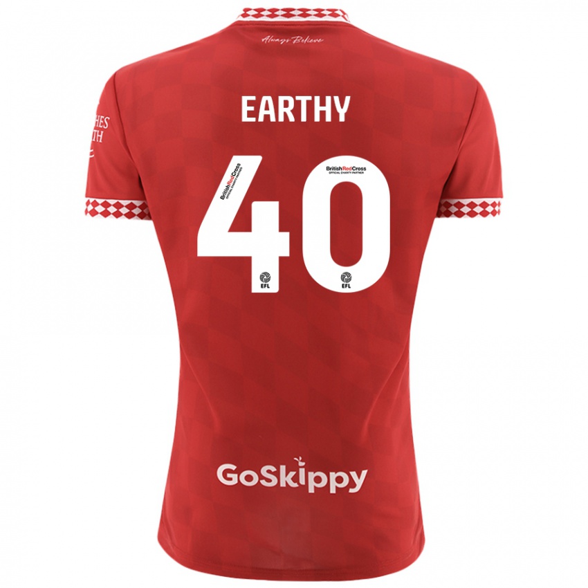 Kinder George Earthy #40 Rot Heimtrikot Trikot 2024/25 T-Shirt Österreich