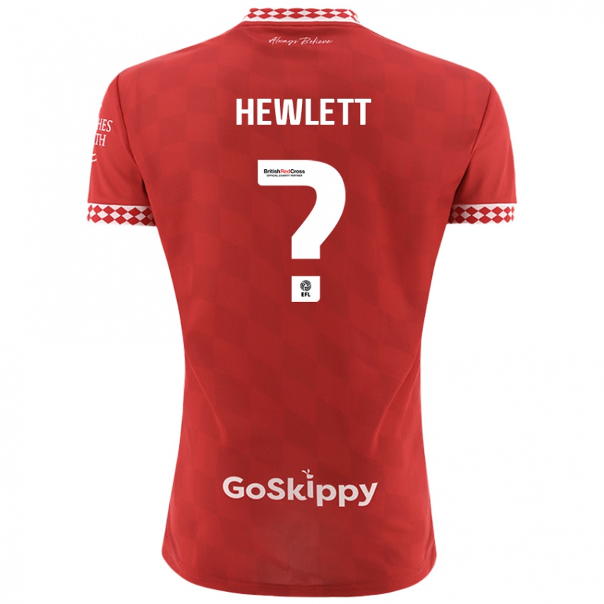 Kinder Callum Hewlett #0 Rot Heimtrikot Trikot 2024/25 T-Shirt Österreich