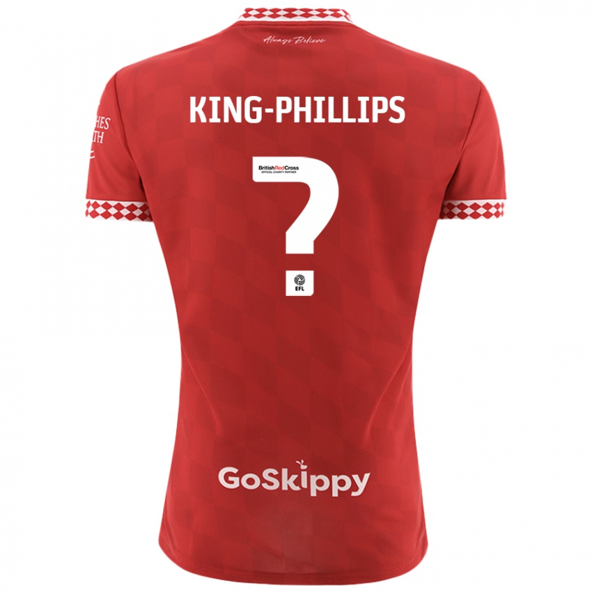 Kinder Zac King-Phillips #0 Rot Heimtrikot Trikot 2024/25 T-Shirt Österreich