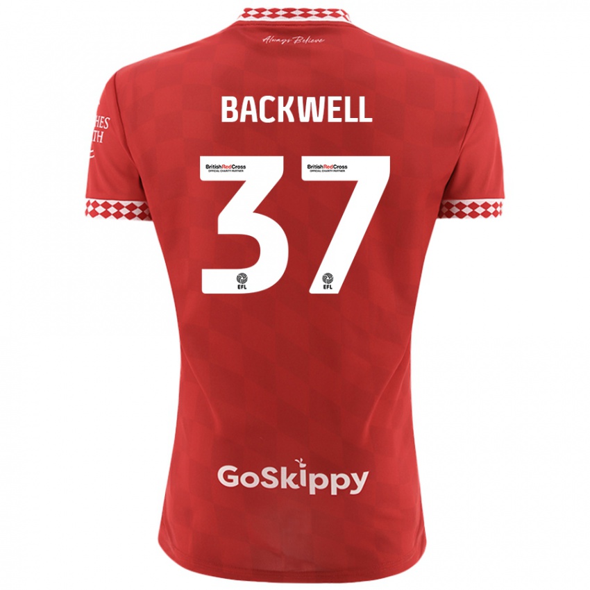 Kinder Tommy Backwell #37 Rot Heimtrikot Trikot 2024/25 T-Shirt Österreich