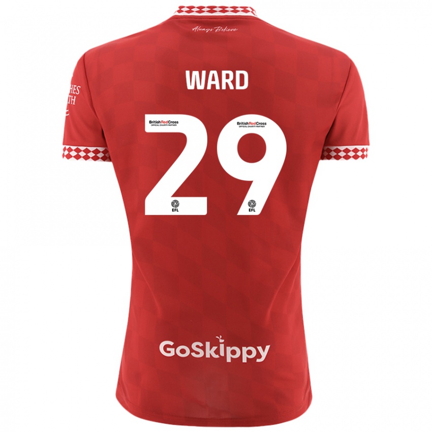 Kinder Mari Ward #29 Rot Heimtrikot Trikot 2024/25 T-Shirt Österreich