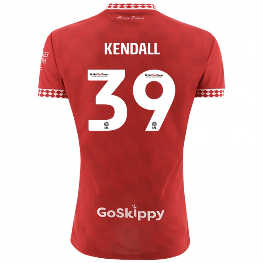 Kinder Maya Kendall #39 Rot Heimtrikot Trikot 2024/25 T-Shirt Österreich