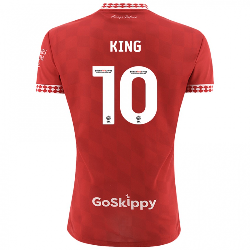 Kinder Andy King #10 Rot Heimtrikot Trikot 2024/25 T-Shirt Österreich