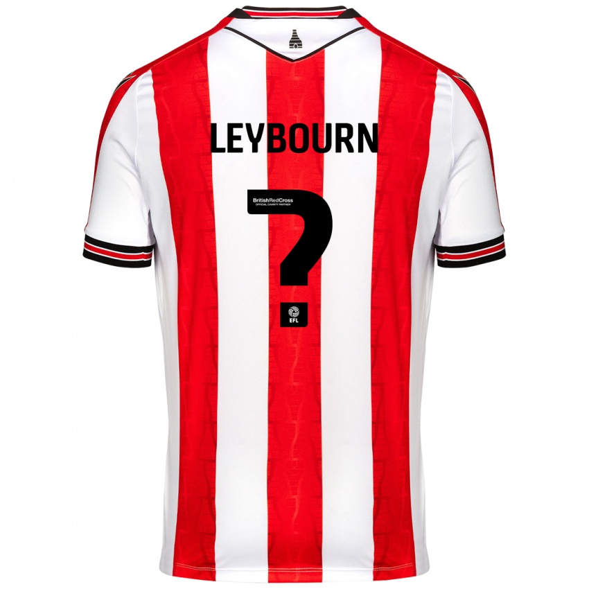 Kinder Charlie Leybourn #0 Rot Weiß Heimtrikot Trikot 2024/25 T-Shirt Österreich