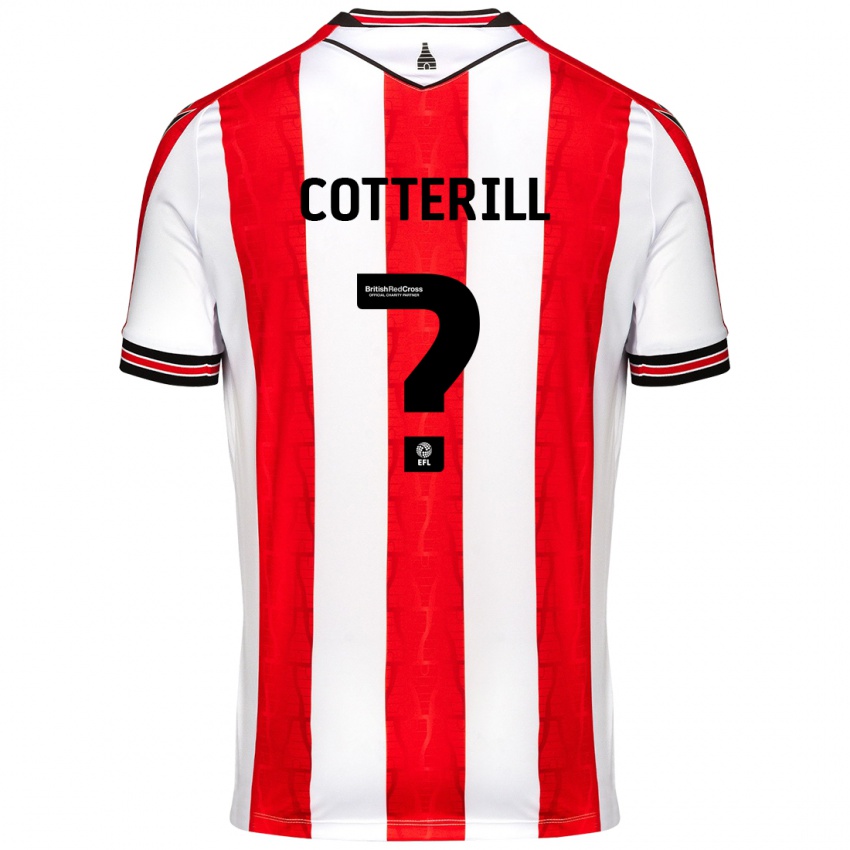 Kinder Alex Cotterill #0 Rot Weiß Heimtrikot Trikot 2024/25 T-Shirt Österreich