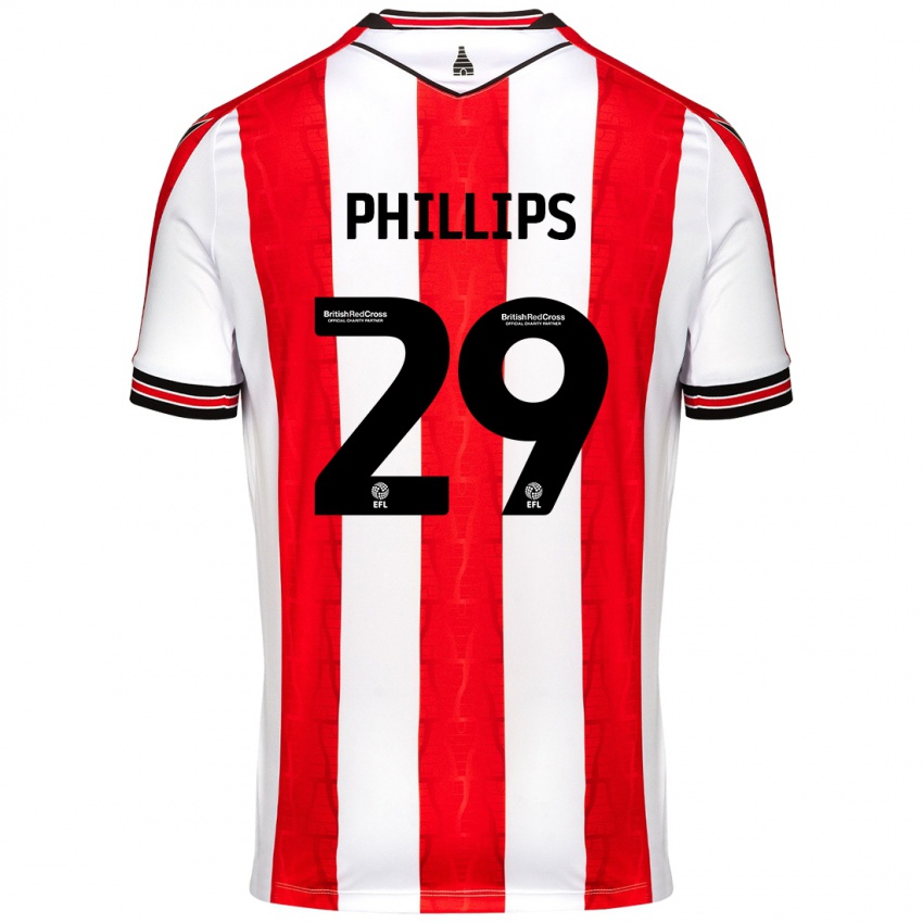 Kinder D'margio Wright-Phillips #29 Rot Weiß Heimtrikot Trikot 2024/25 T-Shirt Österreich