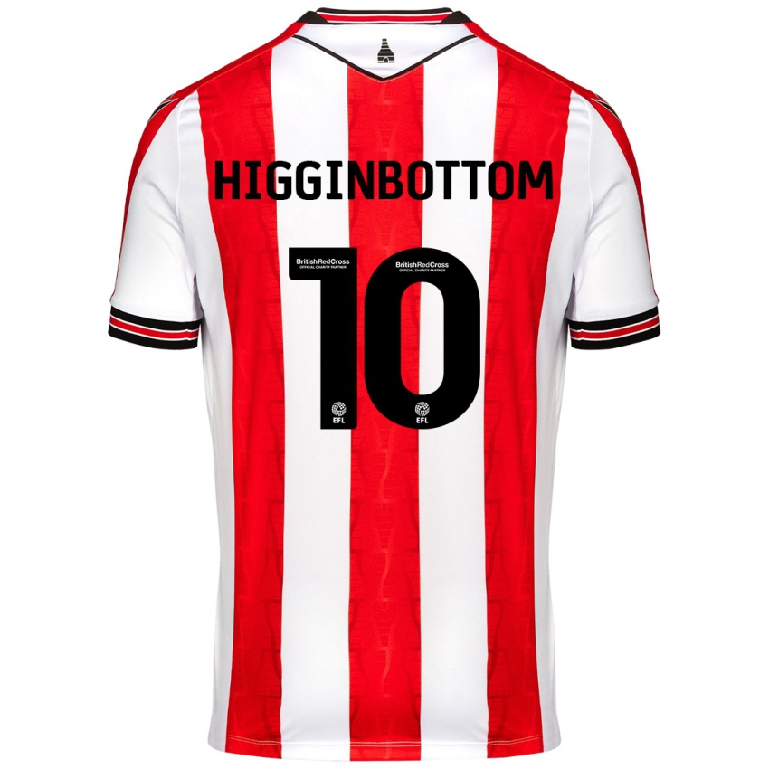 Kinder Alice Higginbottom #10 Rot Weiß Heimtrikot Trikot 2024/25 T-Shirt Österreich