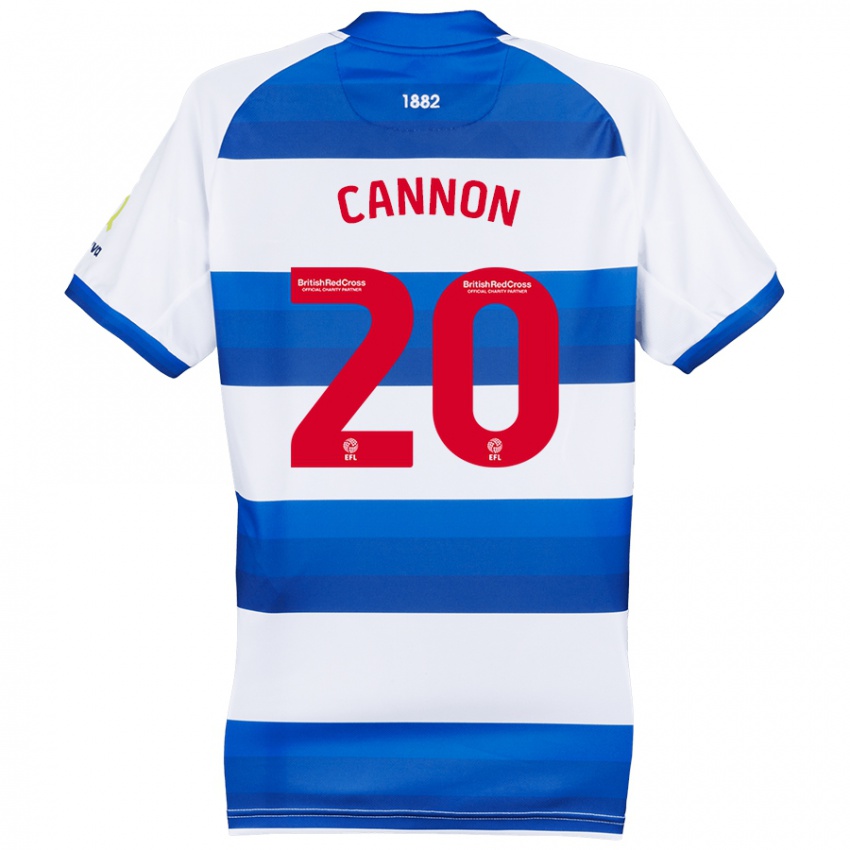 Kinder Reggie Cannon #20 Weiß Blau Heimtrikot Trikot 2024/25 T-Shirt Österreich