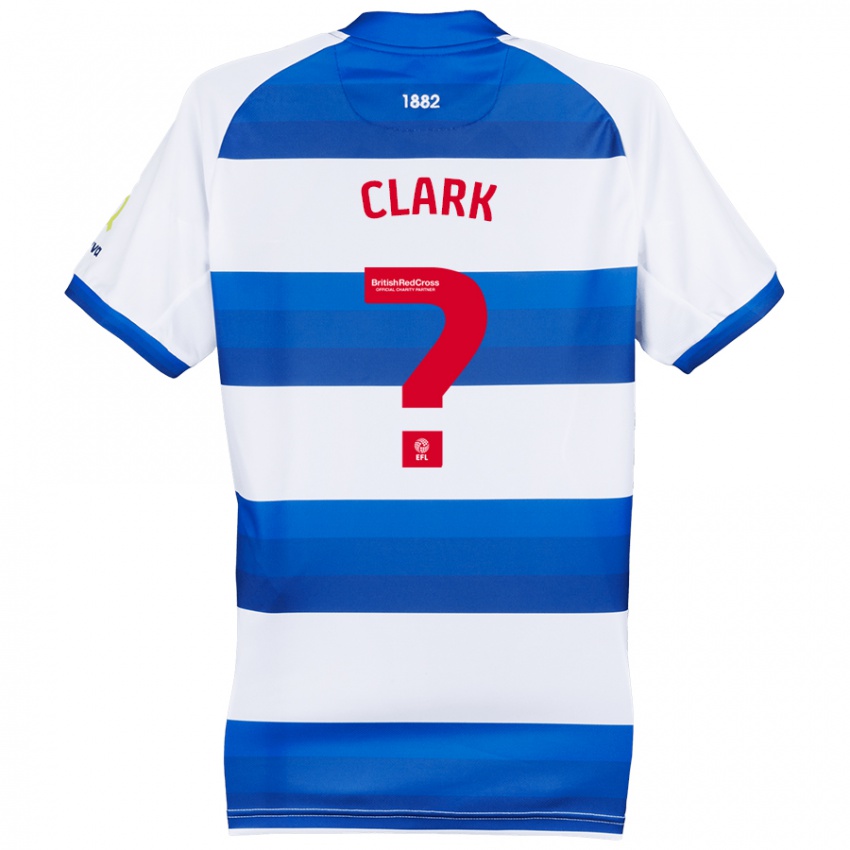 Kinder Conor Clark #0 Weiß Blau Heimtrikot Trikot 2024/25 T-Shirt Österreich