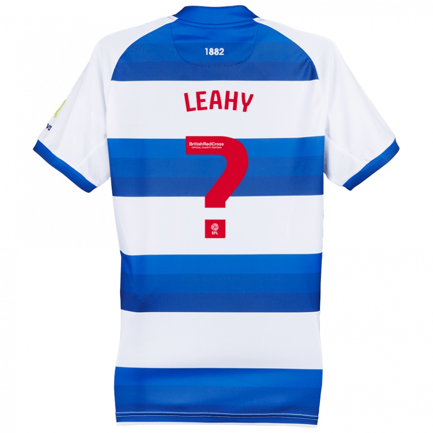 Kinder Jake Leahy #0 Weiß Blau Heimtrikot Trikot 2024/25 T-Shirt Österreich