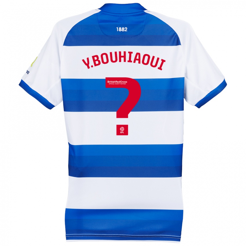 Kinder Youssef Bouhiaoui #0 Weiß Blau Heimtrikot Trikot 2024/25 T-Shirt Österreich