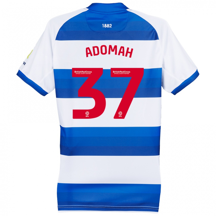 Kinder Albert Adomah #37 Weiß Blau Heimtrikot Trikot 2024/25 T-Shirt Österreich