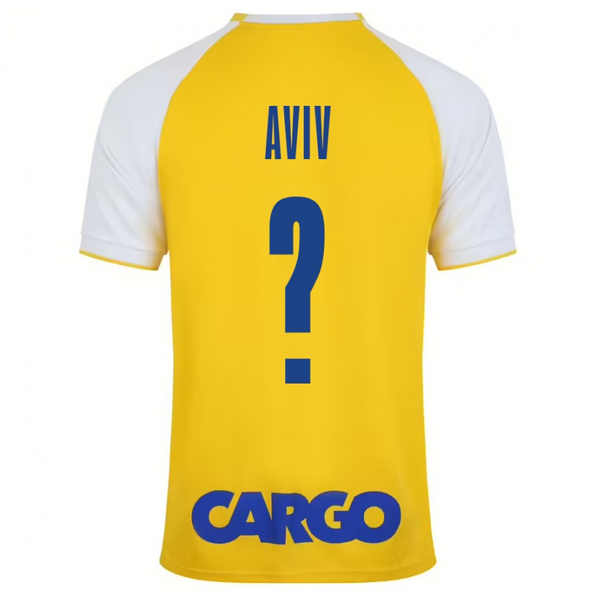 Kinder Yoyo Aviv #0 Gelb Weiß Heimtrikot Trikot 2024/25 T-Shirt Österreich