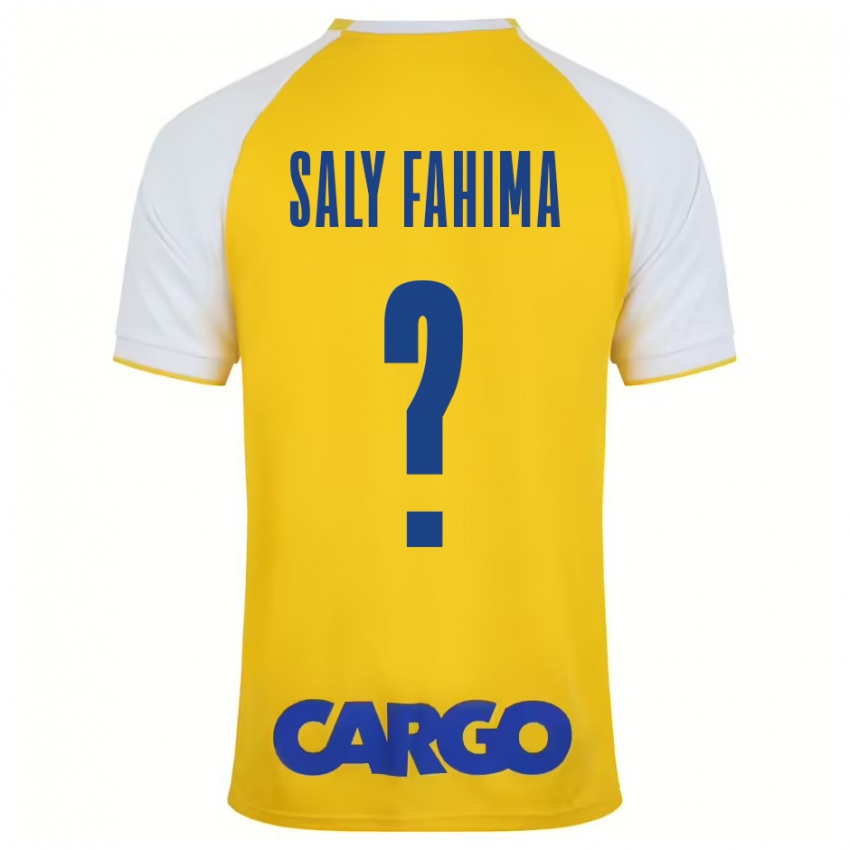 Kinder Israel Saly Fahima #0 Gelb Weiß Heimtrikot Trikot 2024/25 T-Shirt Österreich