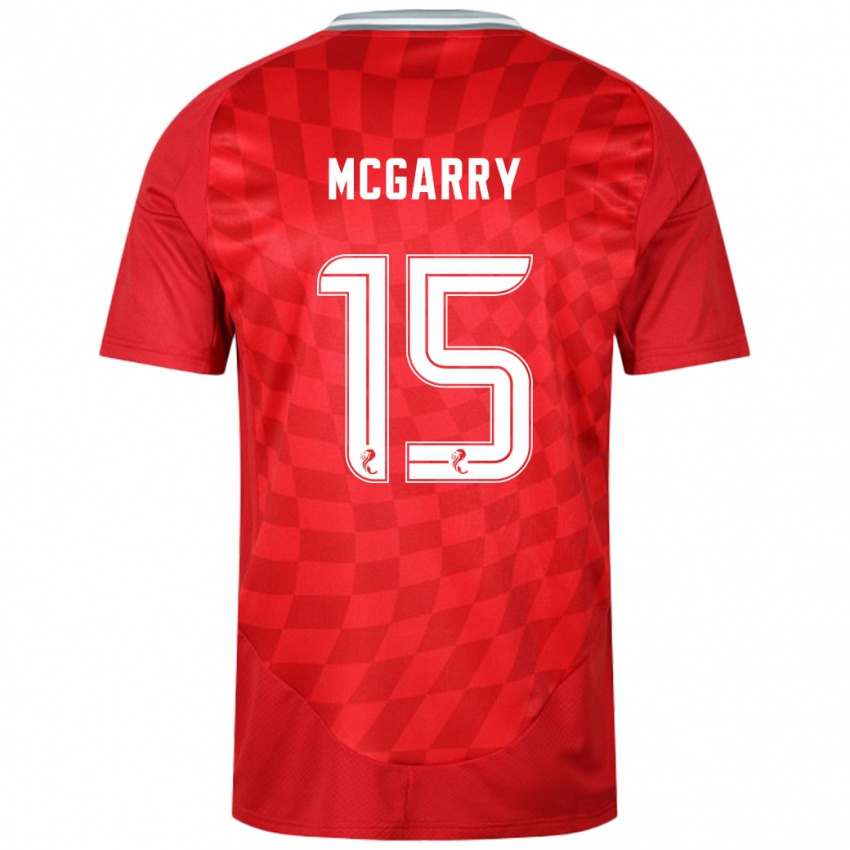 Kinder James Mcgarry #15 Rot Heimtrikot Trikot 2024/25 T-Shirt Österreich