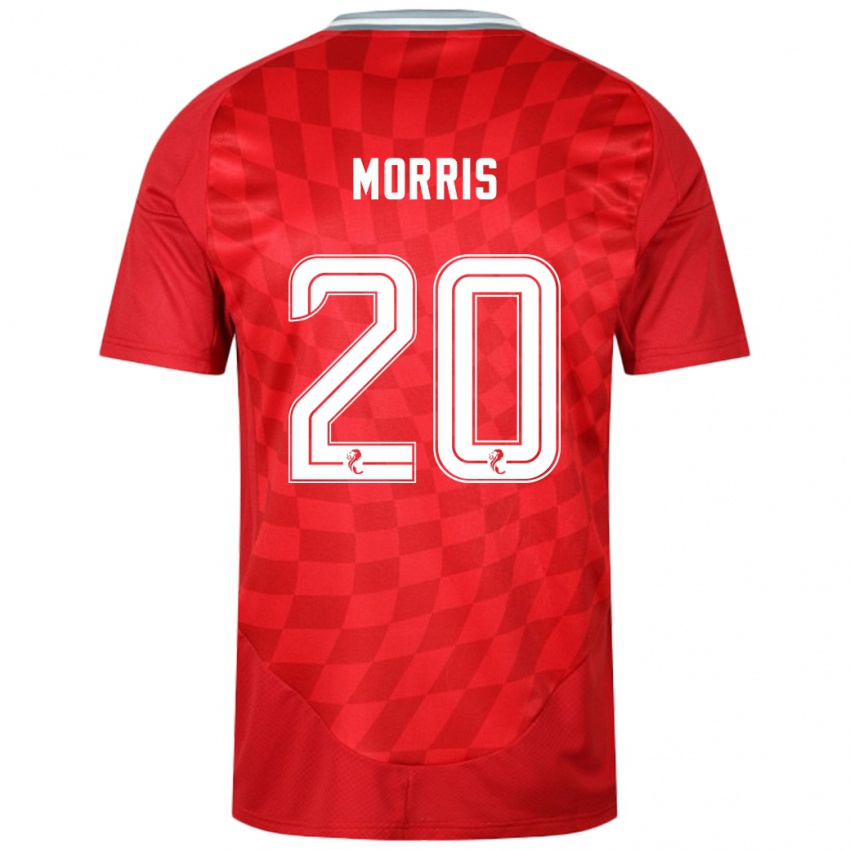 Kinder Shayden Morris #20 Rot Heimtrikot Trikot 2024/25 T-Shirt Österreich