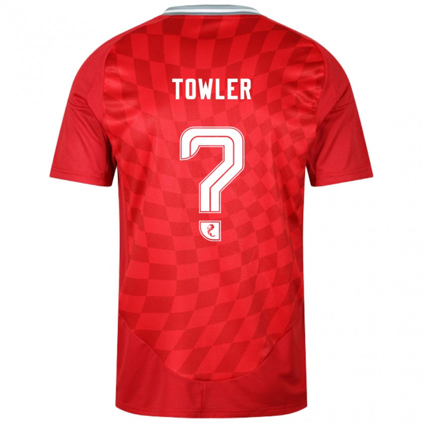 Kinder Evan Towler #0 Rot Heimtrikot Trikot 2024/25 T-Shirt Österreich