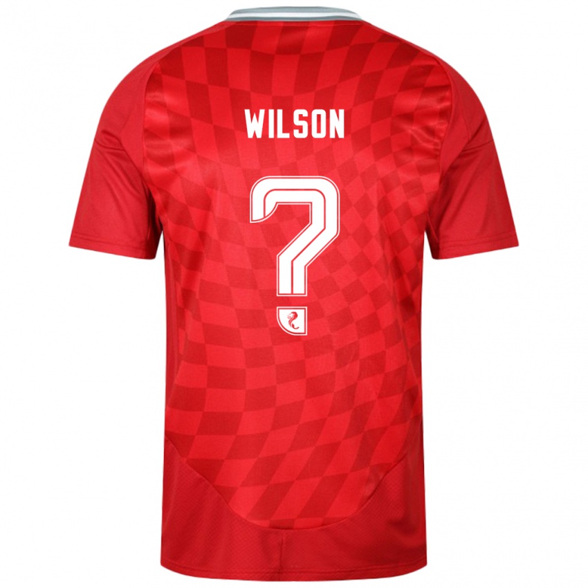 Kinder Cameron Wilson #0 Rot Heimtrikot Trikot 2024/25 T-Shirt Österreich