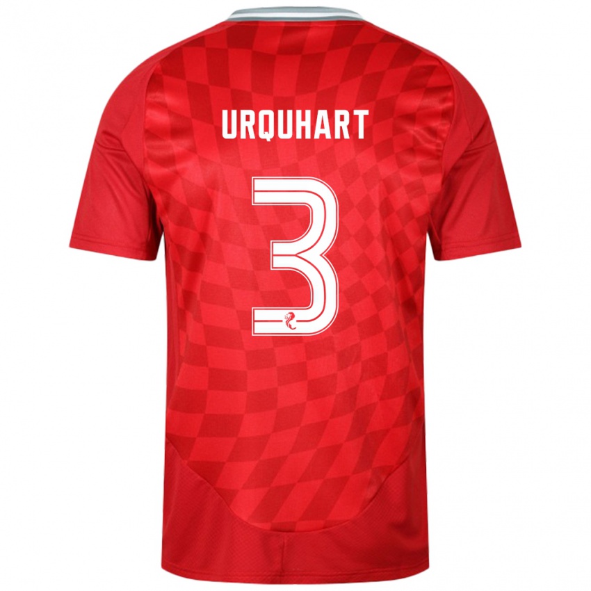 Kinder Millie Urquhart #3 Rot Heimtrikot Trikot 2024/25 T-Shirt Österreich