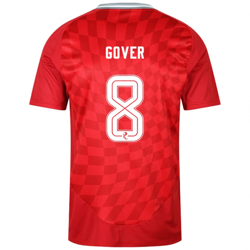 Kinder Chloe Gover #8 Rot Heimtrikot Trikot 2024/25 T-Shirt Österreich