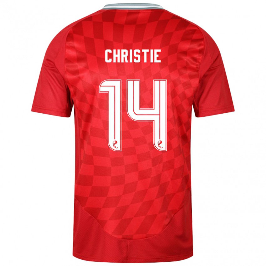 Kinder Mya Christie #14 Rot Heimtrikot Trikot 2024/25 T-Shirt Österreich