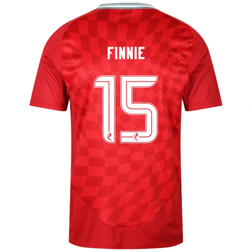 Kinder Maddison Finnie #15 Rot Heimtrikot Trikot 2024/25 T-Shirt Österreich