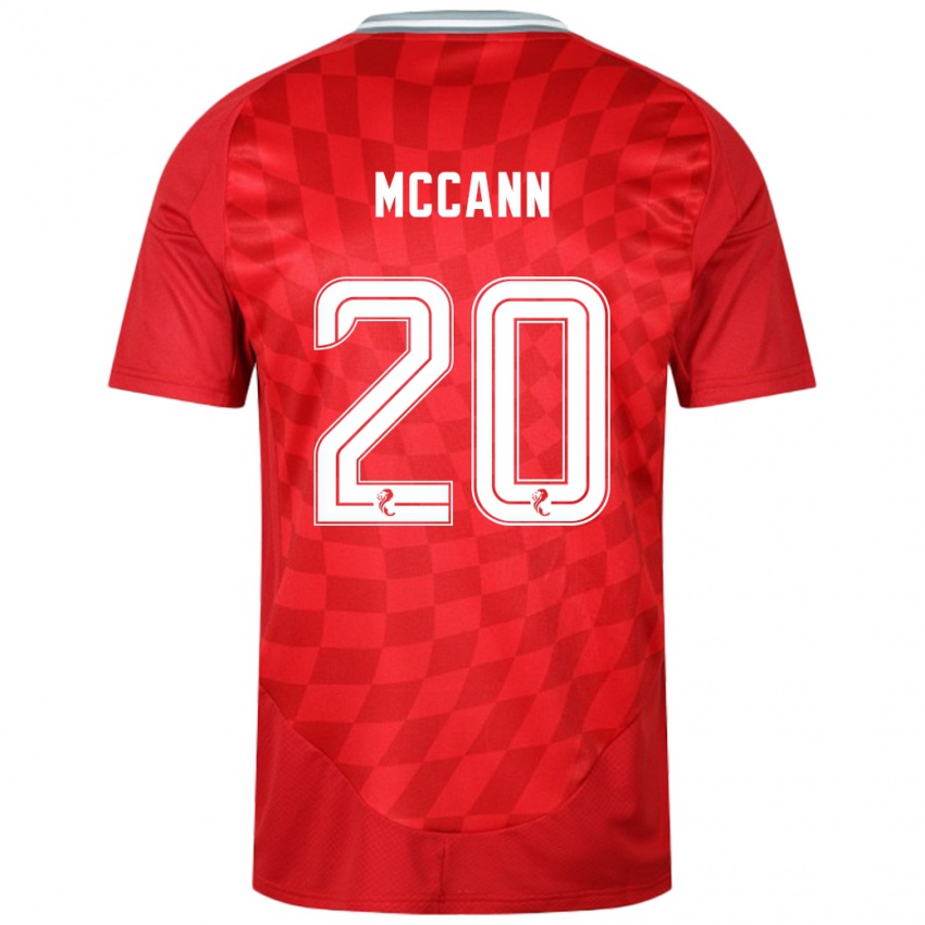 Kinder Annalisa Mccann #20 Rot Heimtrikot Trikot 2024/25 T-Shirt Österreich