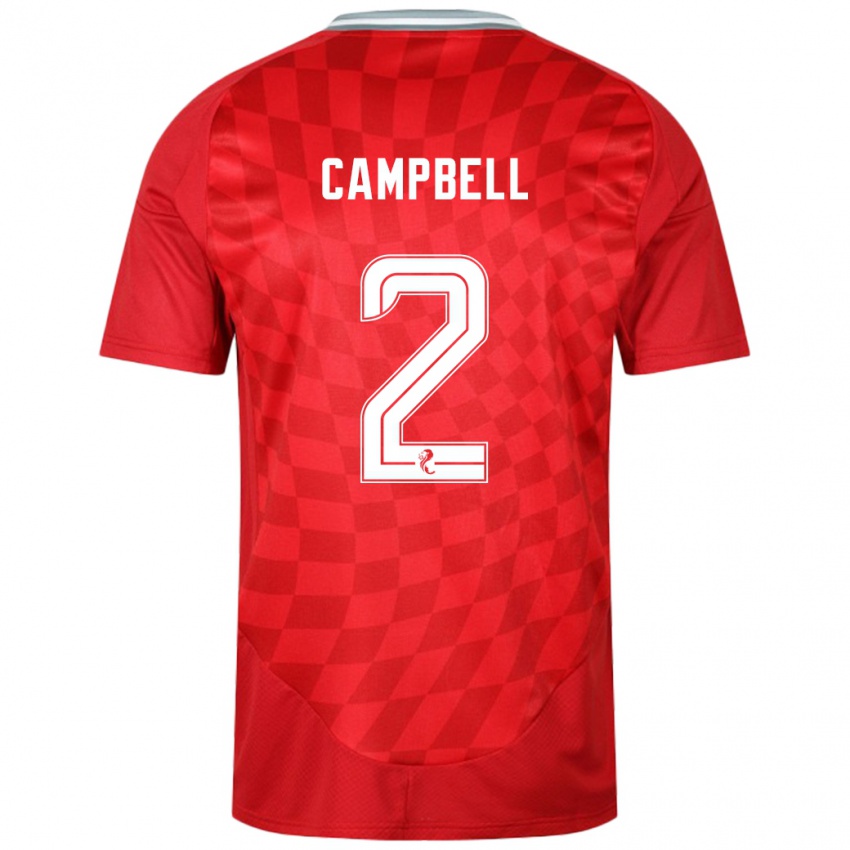 Kinder Loren Campbell #2 Rot Heimtrikot Trikot 2024/25 T-Shirt Österreich