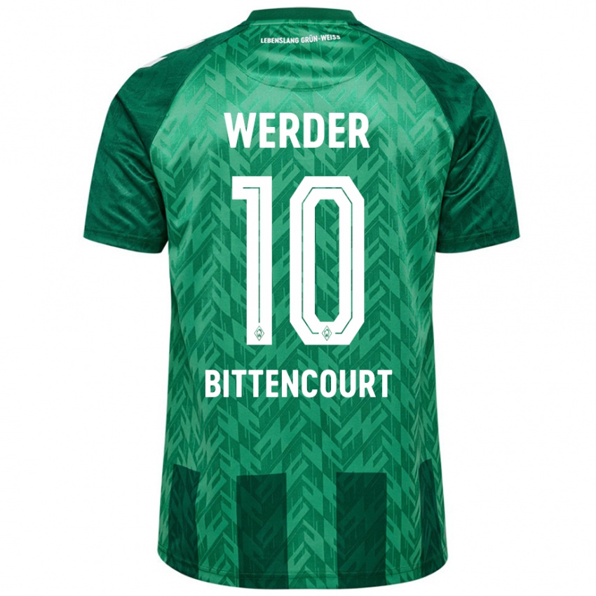 Kinder Leonardo Bittencourt #10 Grün Heimtrikot Trikot 2024/25 T-Shirt Österreich