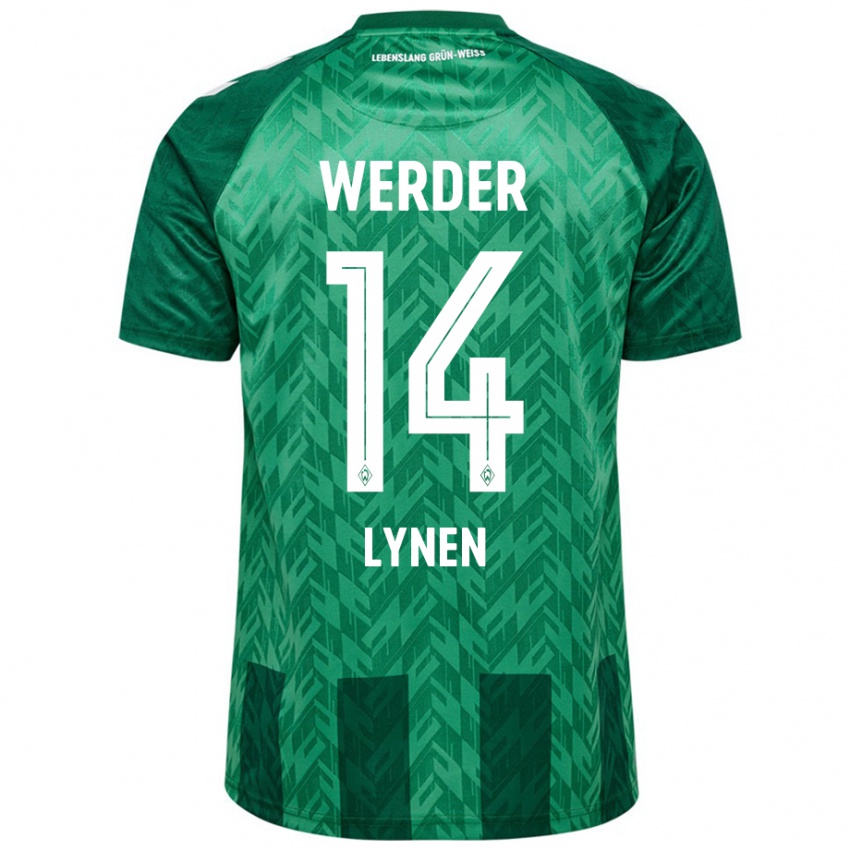 Kinder Senne Lynen #14 Grün Heimtrikot Trikot 2024/25 T-Shirt Österreich