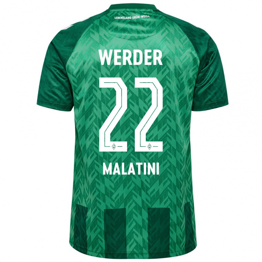 Kinder Julián Malatini #22 Grün Heimtrikot Trikot 2024/25 T-Shirt Österreich