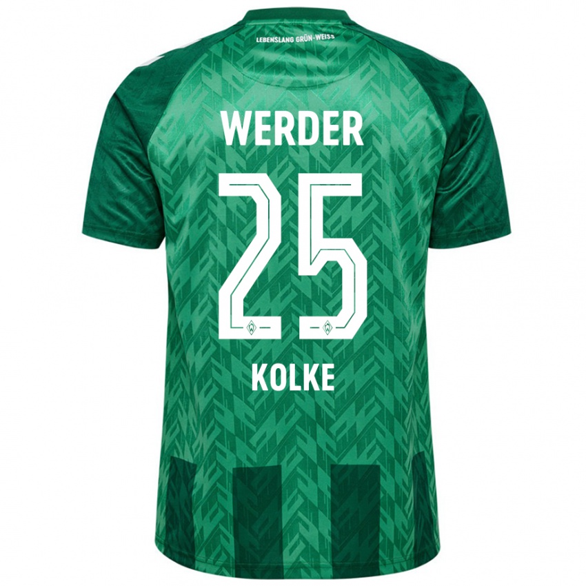 Kinder Markus Kolke #25 Grün Heimtrikot Trikot 2024/25 T-Shirt Österreich