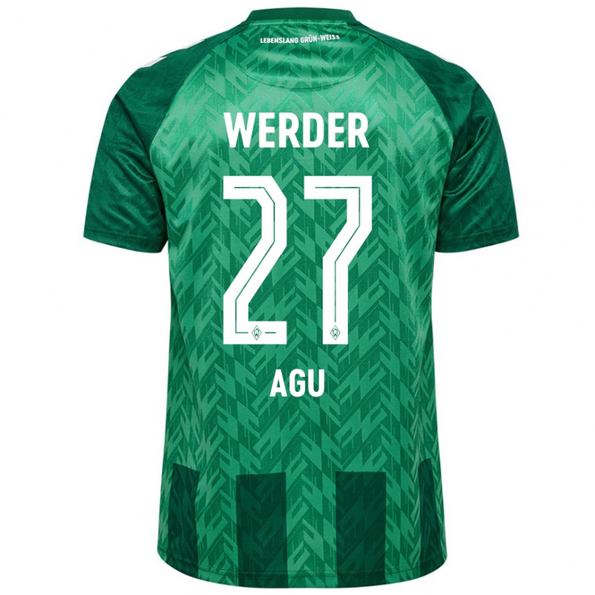 Kinder Felix Agu #27 Grün Heimtrikot Trikot 2024/25 T-Shirt Österreich