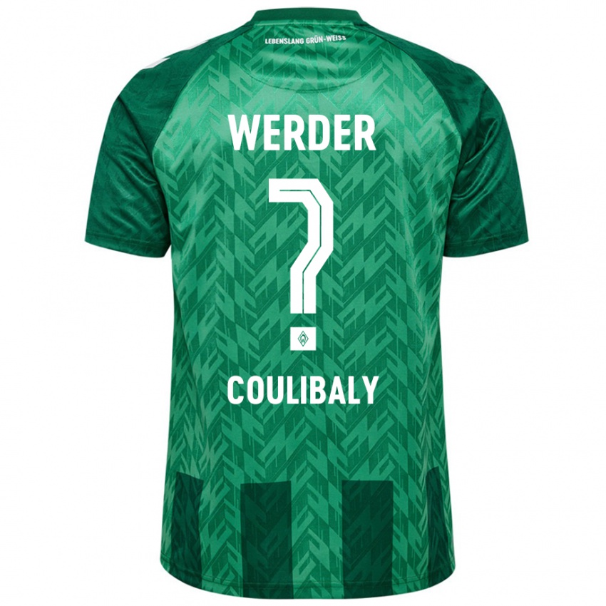 Kinder Karim Coulibaly #0 Grün Heimtrikot Trikot 2024/25 T-Shirt Österreich