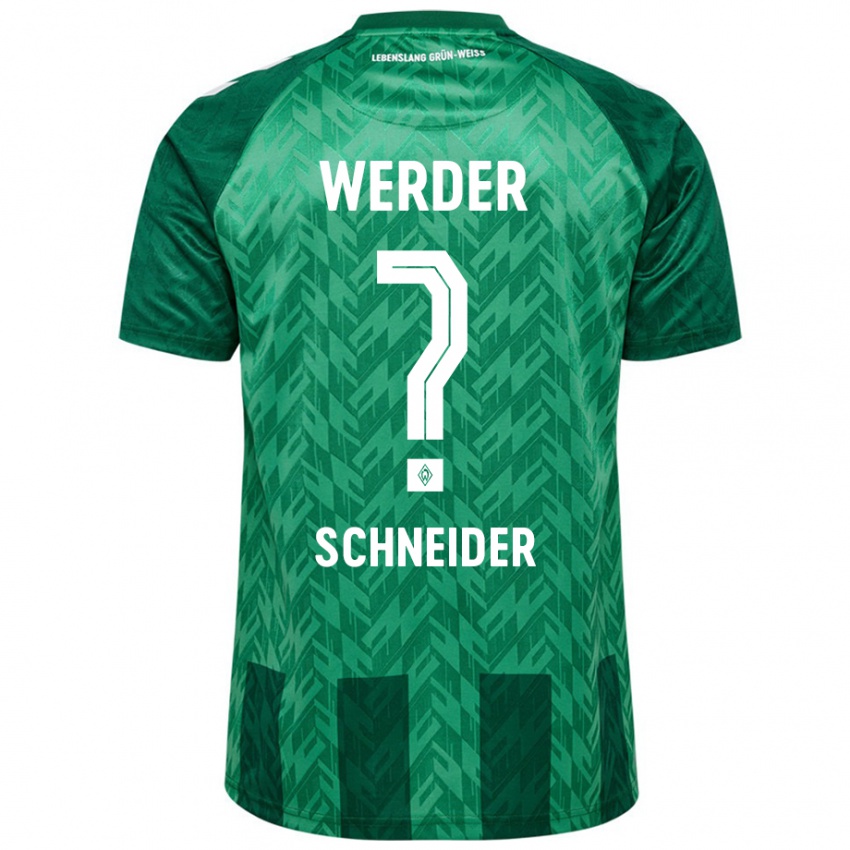 Kinder Dieter Schneider #0 Grün Heimtrikot Trikot 2024/25 T-Shirt Österreich