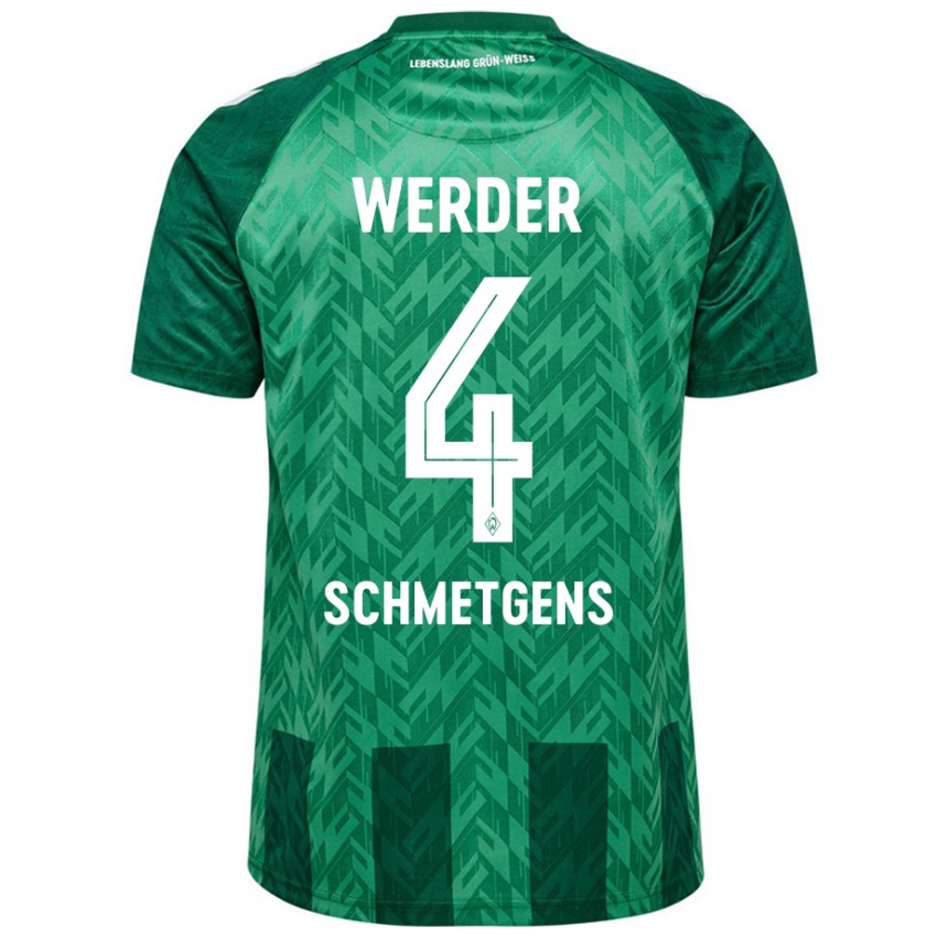 Kinder Mick Schmetgens #4 Grün Heimtrikot Trikot 2024/25 T-Shirt Österreich