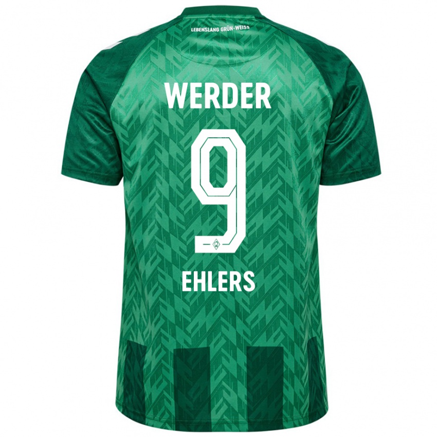 Kinder Jannic Ehlers #9 Grün Heimtrikot Trikot 2024/25 T-Shirt Österreich