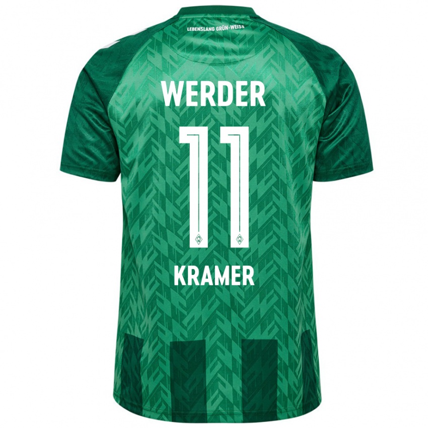 Kinder Levi-Marinus Kramer #11 Grün Heimtrikot Trikot 2024/25 T-Shirt Österreich